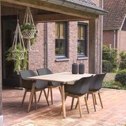 Set di 2 Sedie SOPHIE Teak Armchair HARTMAN - Antracite