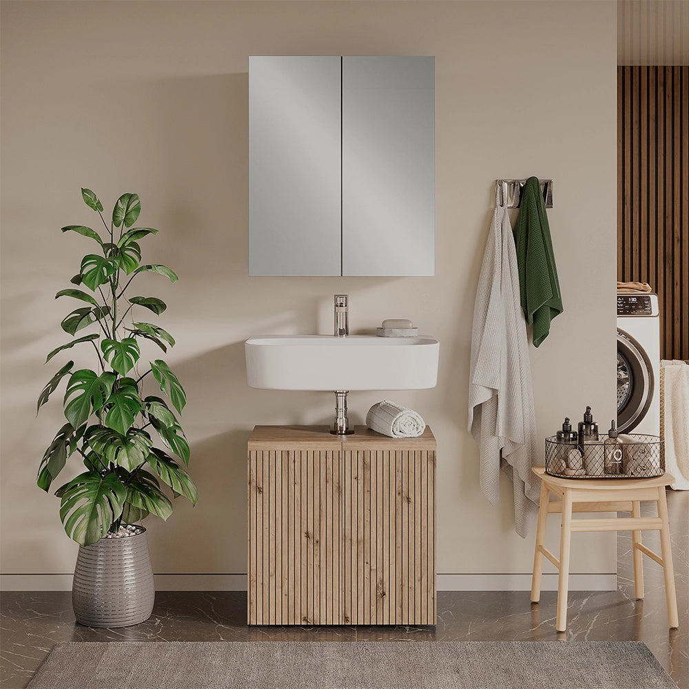 Vicco Set di mobili da bagno Artigiano 2 parti