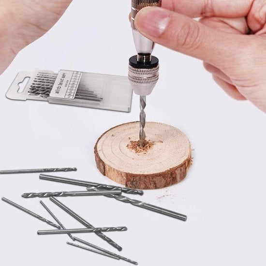 Manuale a Mano con 10 Set di Fustelli - Manicotto di Precisione per Fondere, Gioielleria e Lavorazione del Legno