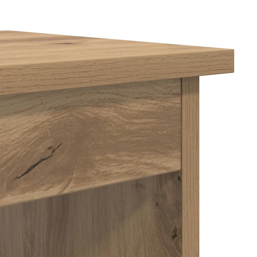 Tavolino da salotto 3 pcs Rovere artigianale Legno multistrato