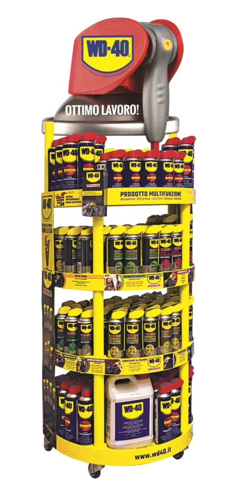 ESPOSITORE DA TERRA 'UNIVERSAL + SPECIALIST' WD-40 VUOTO 165 Posti - WD-40