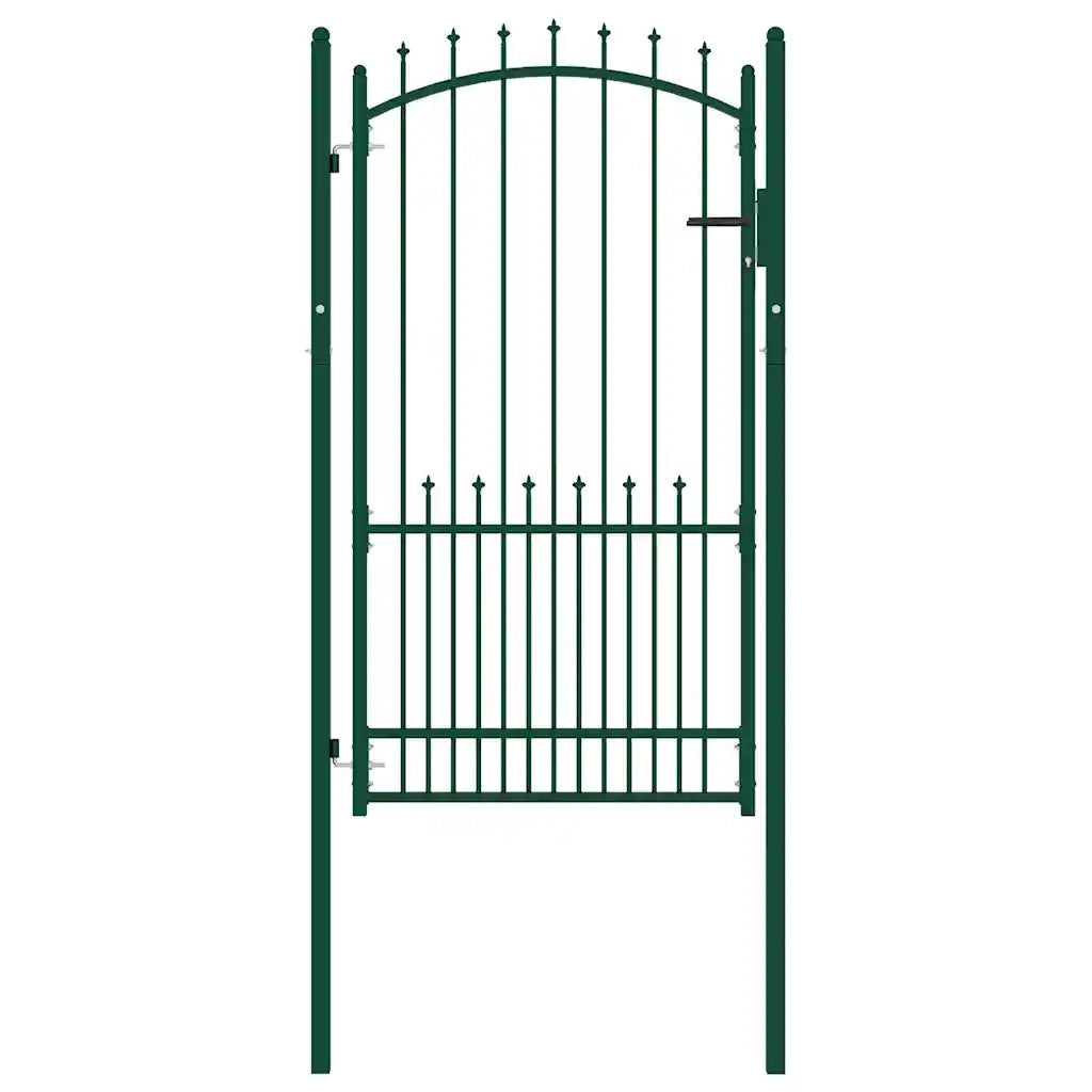 | Cancello per recinzione | con blocco Verde 100 x 175 cm 146396