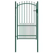 | Cancello per recinzione | con blocco Verde 100 x 175 cm 146396
