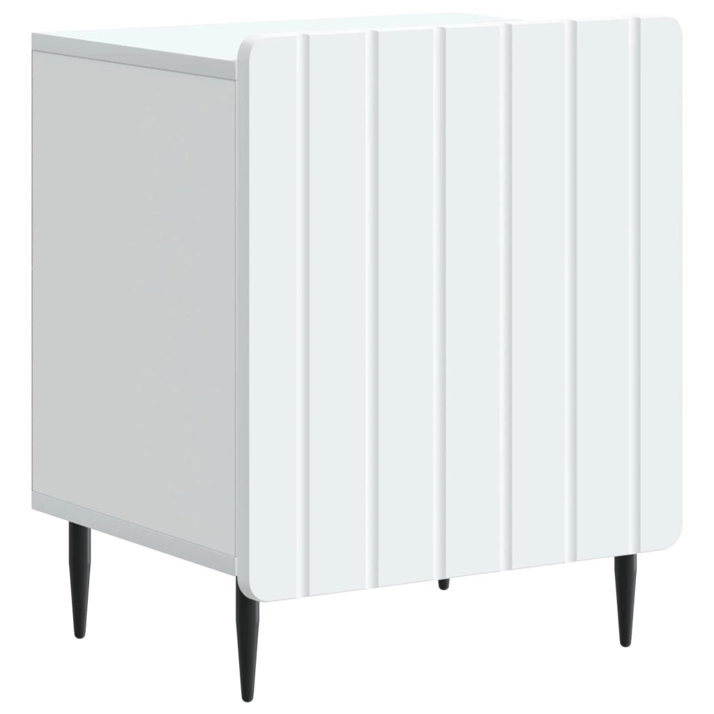 Set di 2 Comodini | Armadio da Notte | Mobiletto da notte Bianco 43 x 34,5 x 52 cm