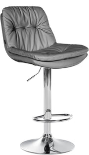 Barhocker Laurel Kunstleder chrom
