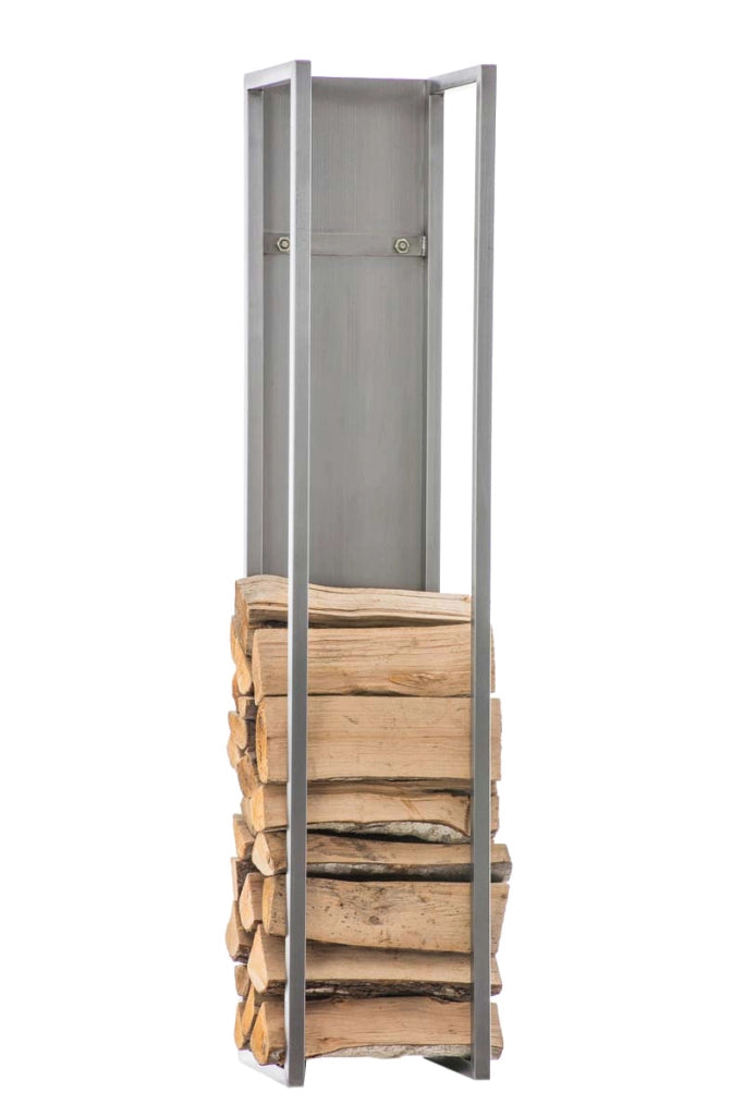Scaffale Legnaia per Camino SPARK acciaio ,100 cm
