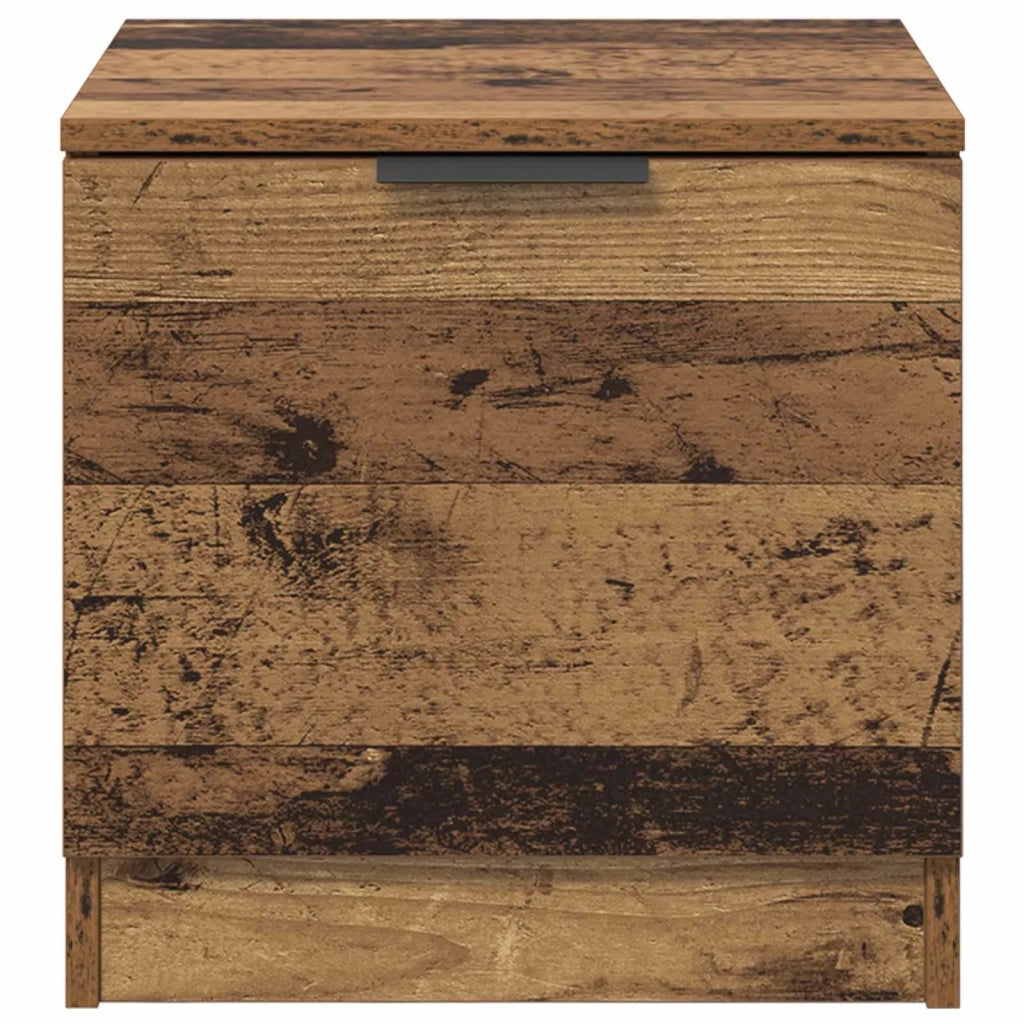 Armadietto per letto 2 pz Legno vecchio 40 x 39 x 40cm CFW6228022