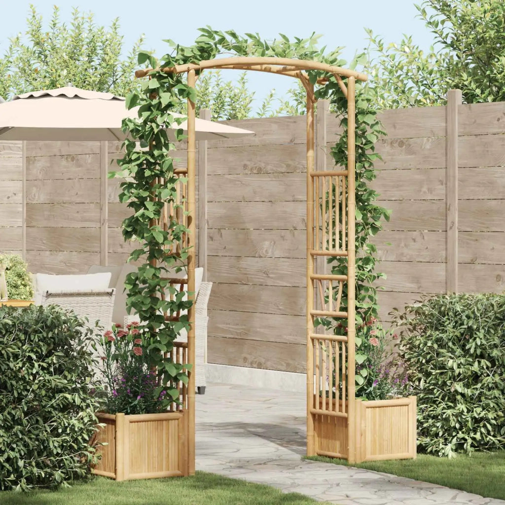 Arco da Giardino Naturale 177 x 40 x 205 cm Bambù 42028055