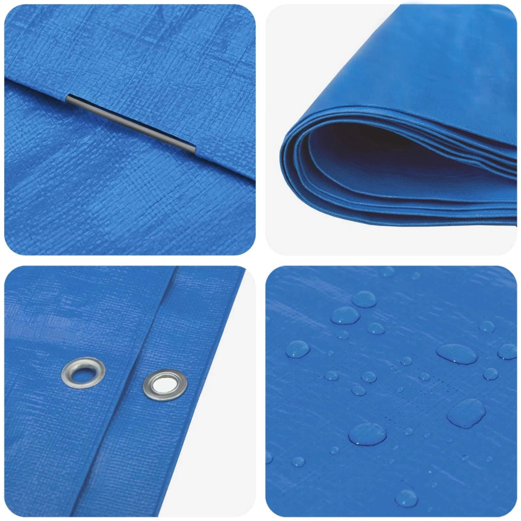 Telo con Occhielli Blu 3 x 3 m 180 gsm PE 42039496
