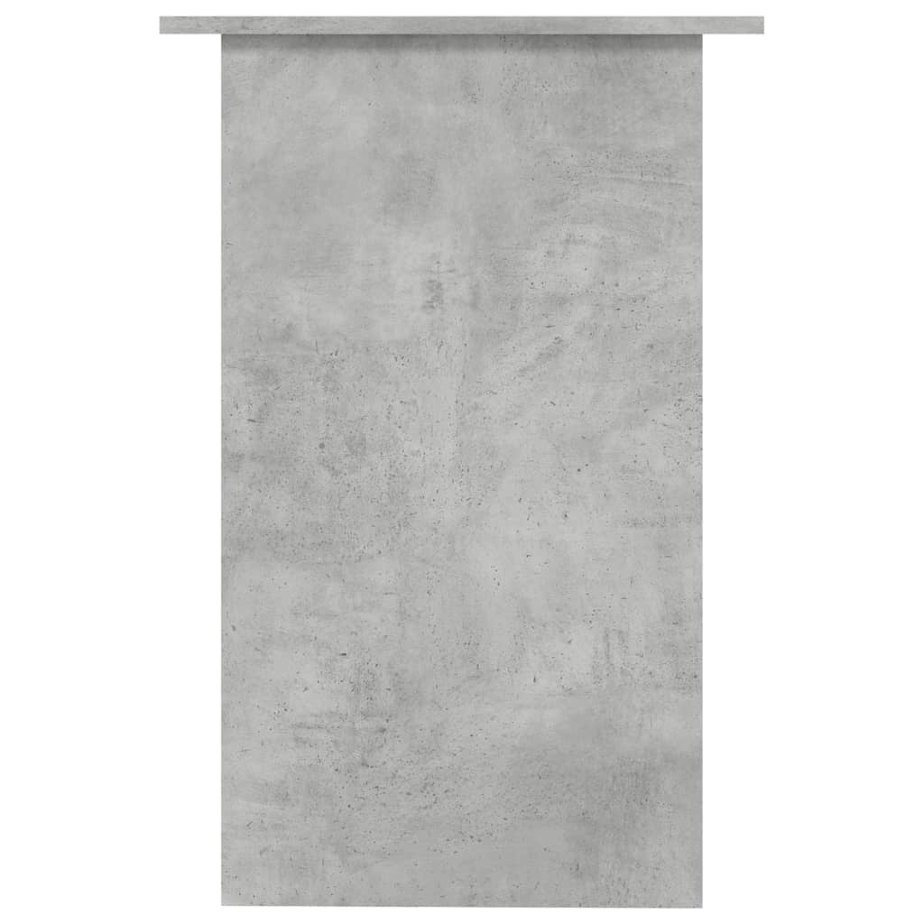 Scrivania tavolo postazione di lavoro mobile per computer studio 90 x 50 x 74 cm legno ingegnerizzato grigio 02_0023850