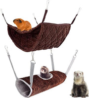 Casa da Sospensione e Gabbia per Piccoli Animali (Caffè)