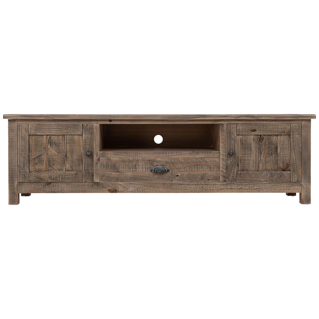 Mobiletto basso in legno marrone 160x40x46,5h cm