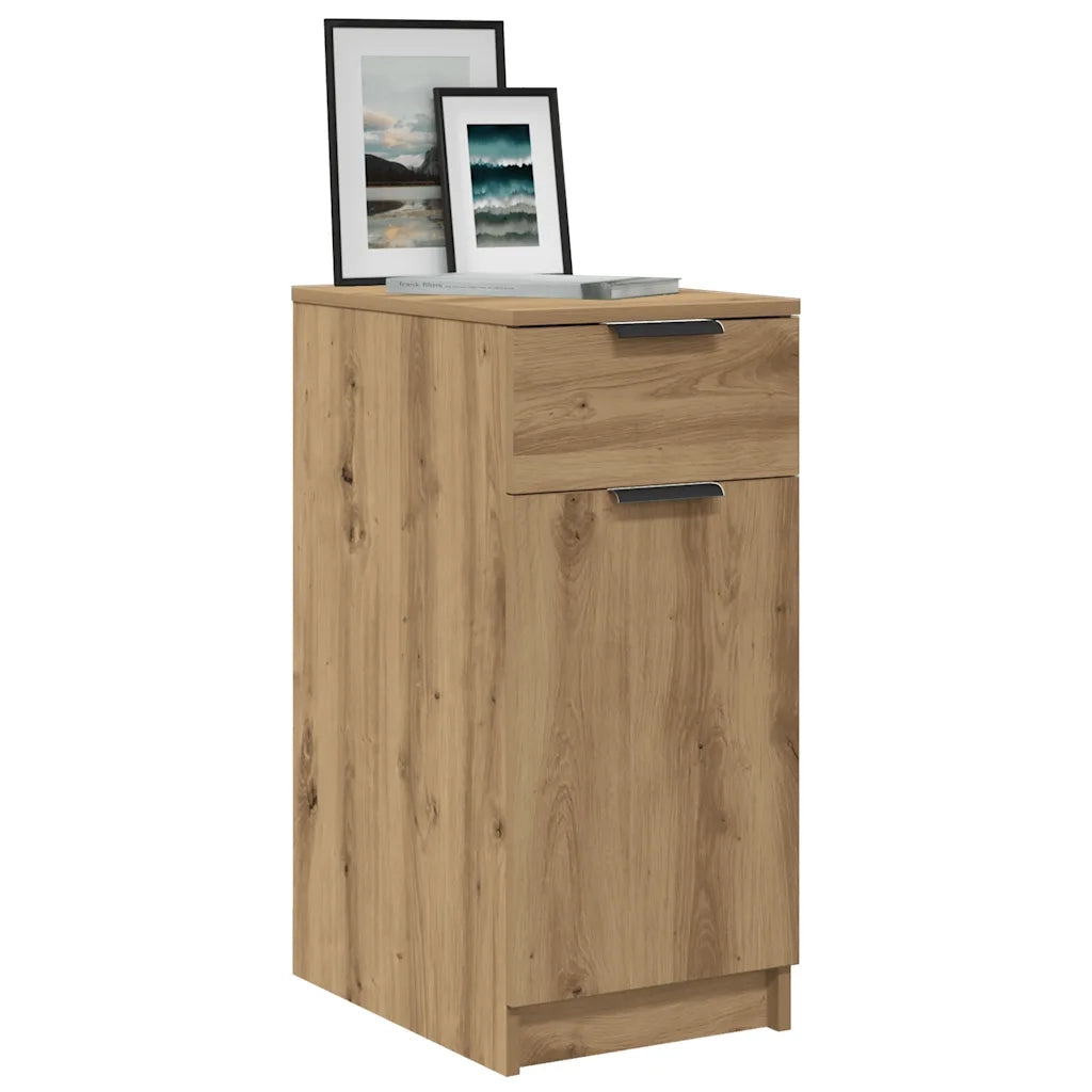 Scrivania | Tavolo da Ufficio Rovere Artigianale 34x36x50 cm in Legno Multistrato