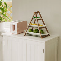 ARMADIO A SCAFFALE COMÒ PER BAGNO INGRESSO 2 ANTE BIANCO ALTO