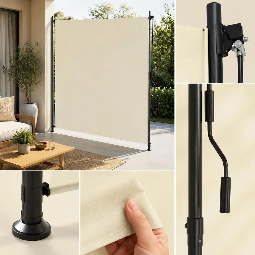 Exterior Roller Blind 150 X 270 Cm Cream