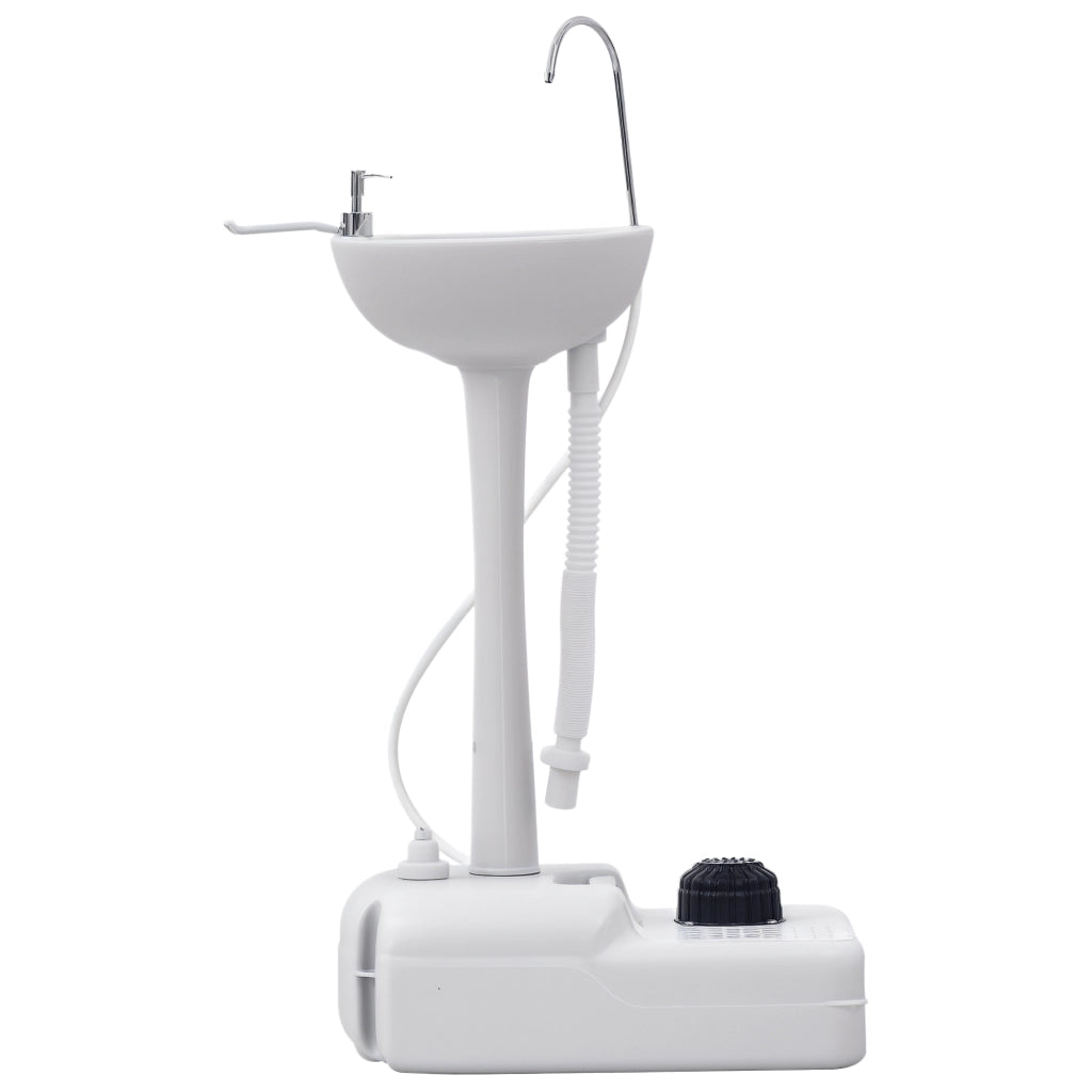 Lavabo mobile con ruote ¨C zephmum ¨C bianco 51x33.5x103 cm