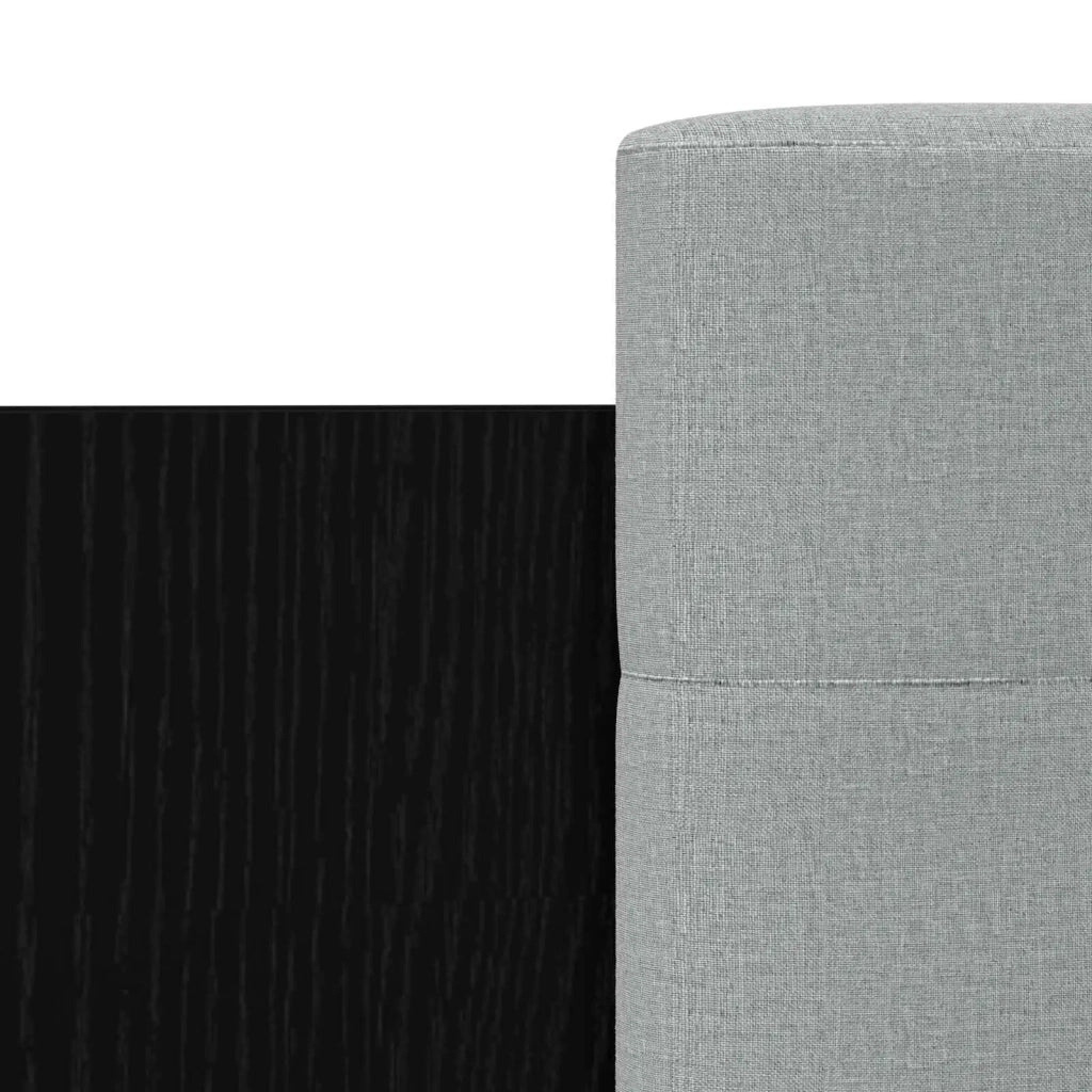 Letto con LED Rovere Nero 80 x 200 cm Legno ingegnerizzato 3429667