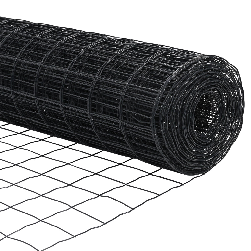 Recinzione Euro Grigio 0,6x25 m Acciaio