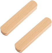 Maniglie per porte in legno - 2 pezzi - Pomo in legno - Maniglia autoadesiva - Maniglioni per armadi - Comodità e design discreto - Maniglia per porte
