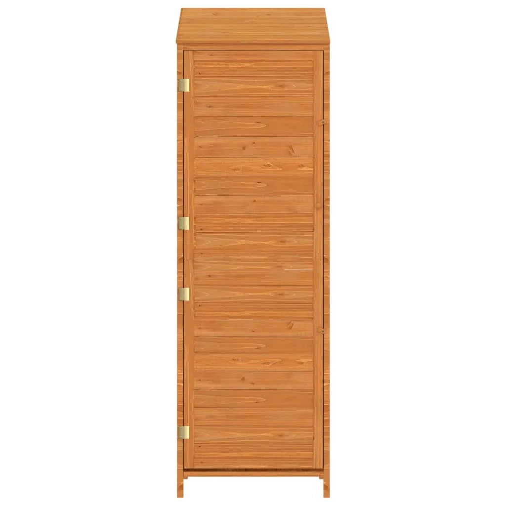 Casetta da giardino 55 x 52 x 174,5 cm in legno massello di abete marrone 02_0044054