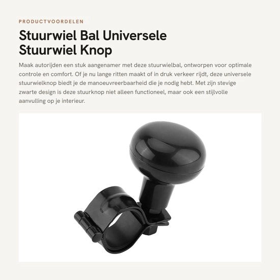 Pomello Stabilizzatore 360 Gradi in Acciaio - Design Robusto - Montaggio Facile - Adattabile