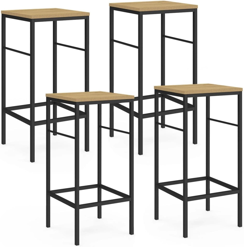 Set di 4 sgabelli da bar di design industriale DETROIT