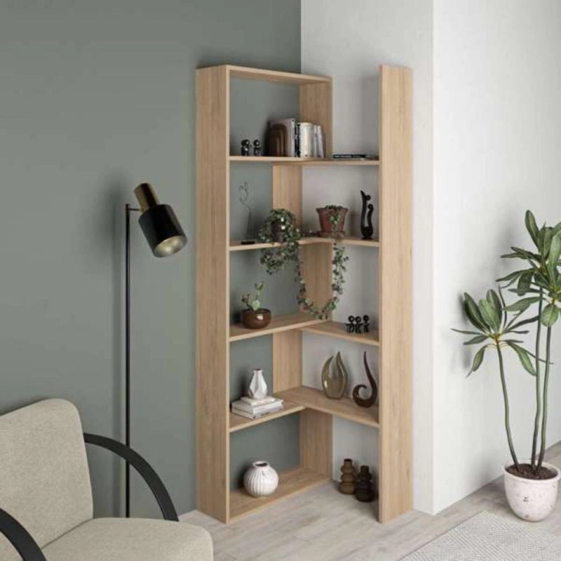Libreria Wish estensibile angolare rovere 200h