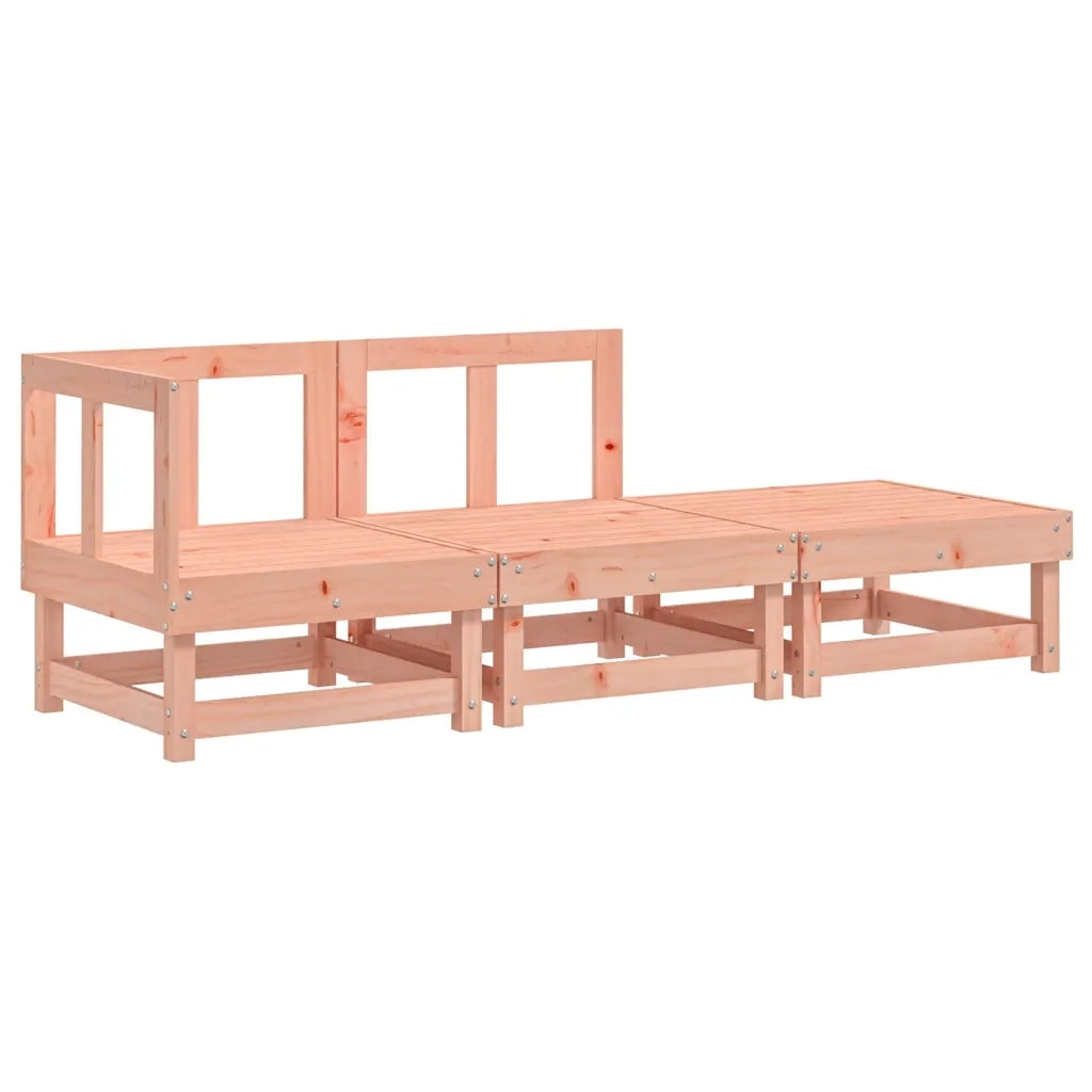 Salotto da Giardino-Set Salotto da Giardino 3 pz in Legno Massello di Douglas 974751