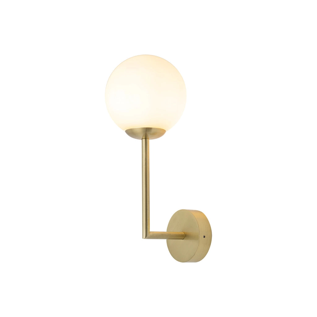 Applique ottone sfera bianca 5W AGAVE Nowodvorski 10526