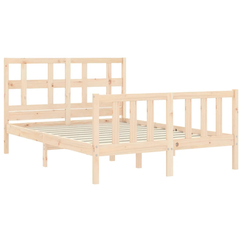 Giroletto senza Materasso-Struttura Letto 120x200 cm in Legno Massello di Pino 823530