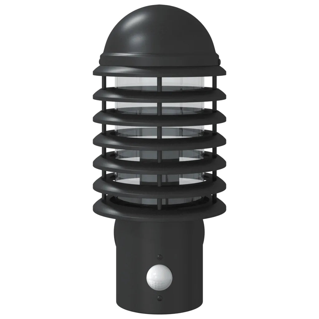 Applique per Esterno con Sensore 2 pz Nere in Acciaio Inox 4006255
