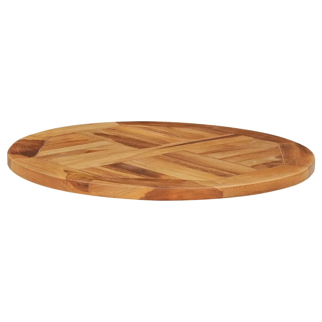 Vassoio Girevole da Tavola in Legno Massello di Teak 49386