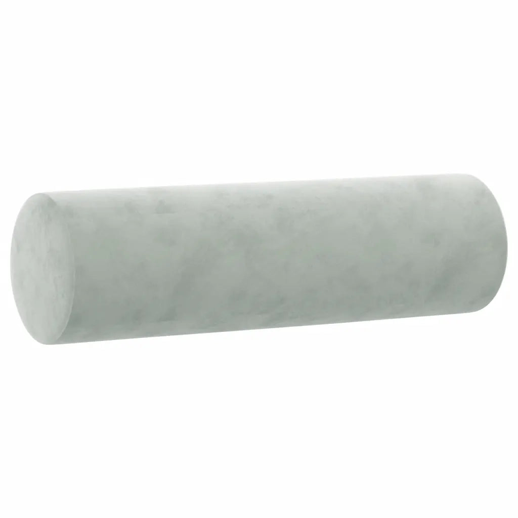 Divano | Divano da soggiorno | Sofa a 2 Posti con Cuscini Grigio Chiaro 140 cm in Velluto