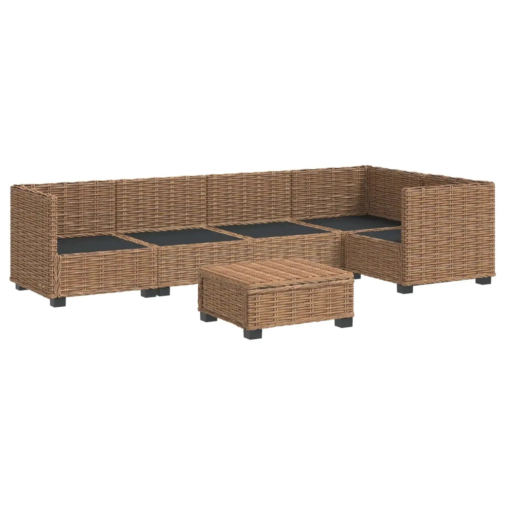 6 pz Set Lounge in Rattan con Cuscini GENDT Rattan naturale 3429854