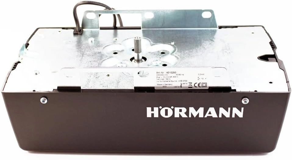 Propulsore per porta del garage Pro Matic Serie 4 (apriporta con terminale manuale HSE 4, cavo di collegamento, larghezza cancello 5000 mm/superficie dell'anta max. 11,25 m²) 4510293, nero