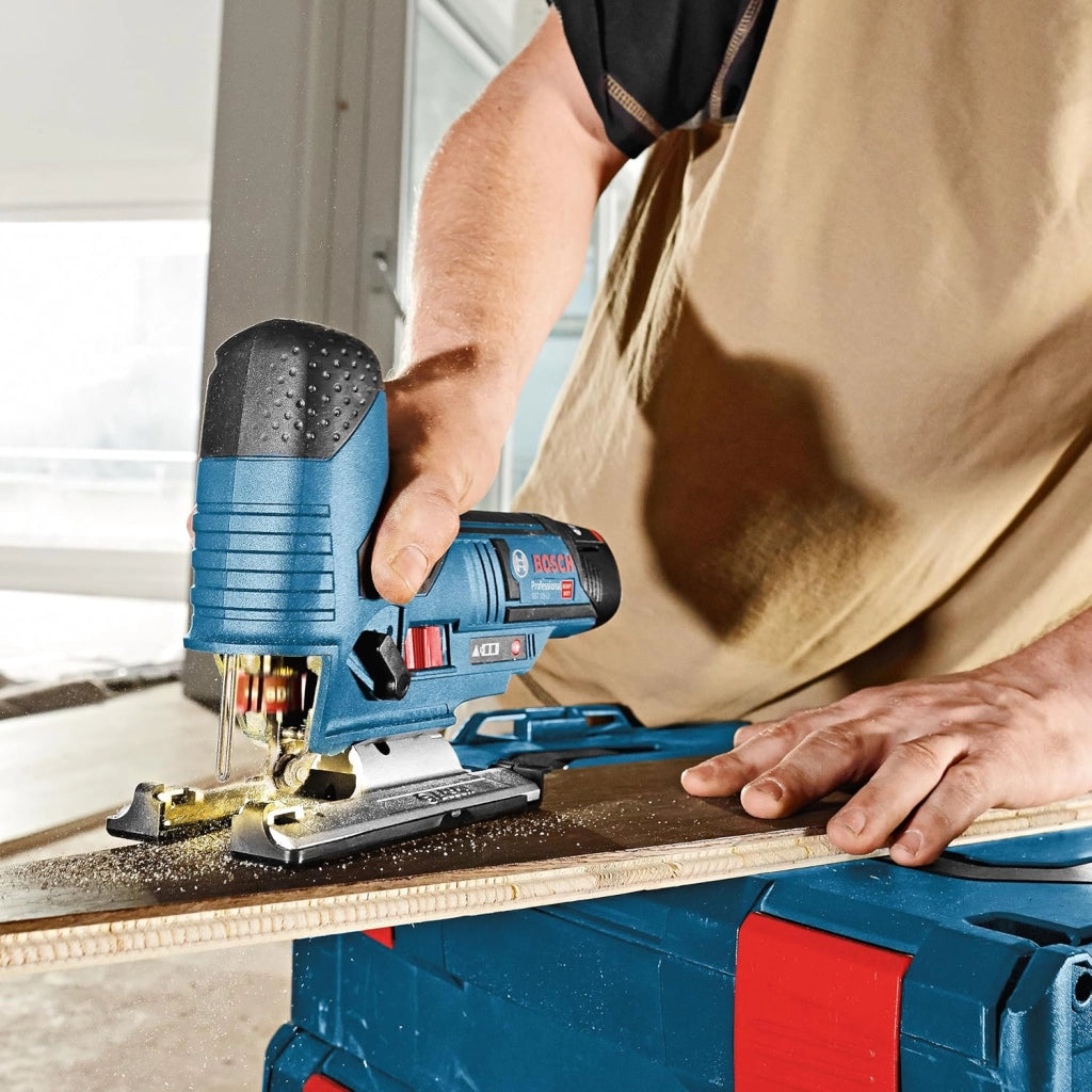 Bosch Professional 0.601.5A1.001 GST 70 Sega Senza Filo, 12 V, Blu, Solo, karton, 10.8 V