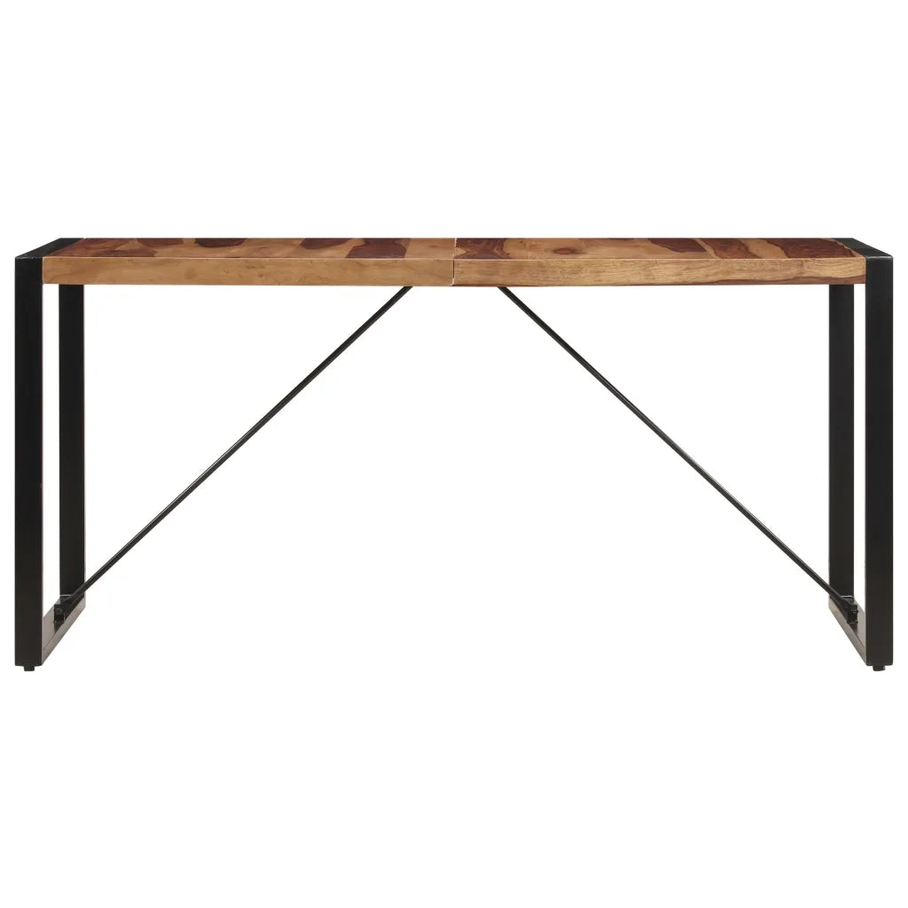 Tavolo da Pranzo 140x70x75 cm in Legno Massello di Sheesham