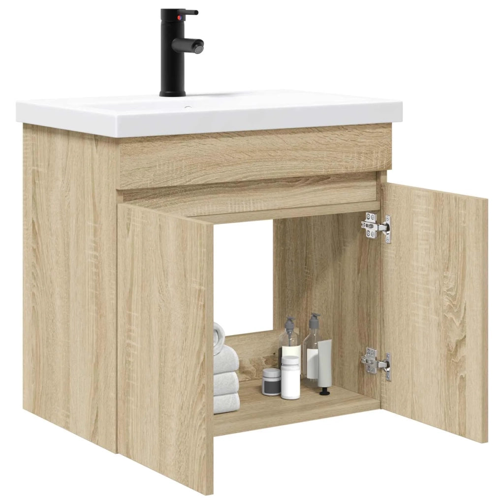 Mobile bagno con rubinetto Rovere Sonoma 61 x 40 x 74,5 cm 889539
