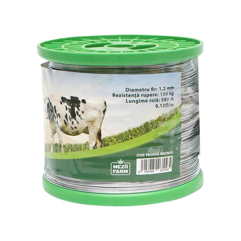 Filo metallico zincato recinto elettrico Ø1,2mm Lunghezza 500mt, Recinzioni Elettriche Mezofarm