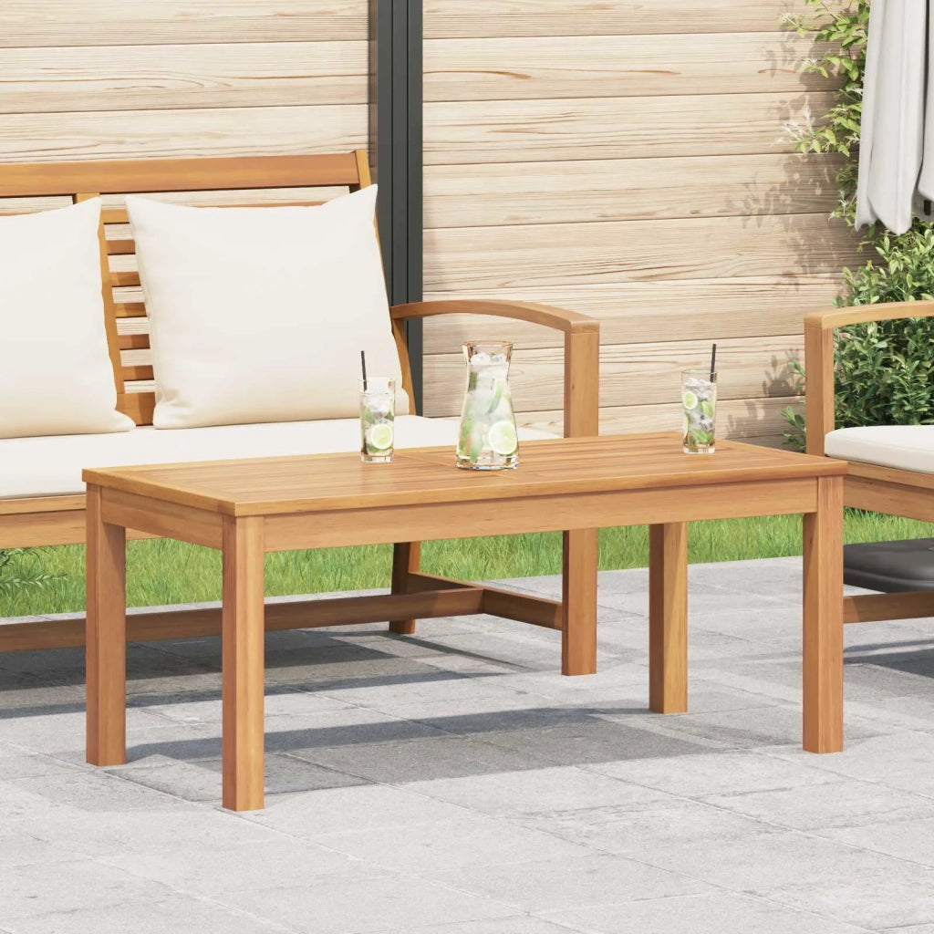 tavolo Marrone 95 x 45 x 40 cm Legno di teak solido CFW7877877