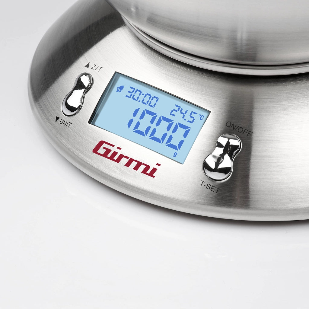 Bilancia da Cucina Digitale PS85 con Ciotola in Acciaio Inox Portata 3 kg