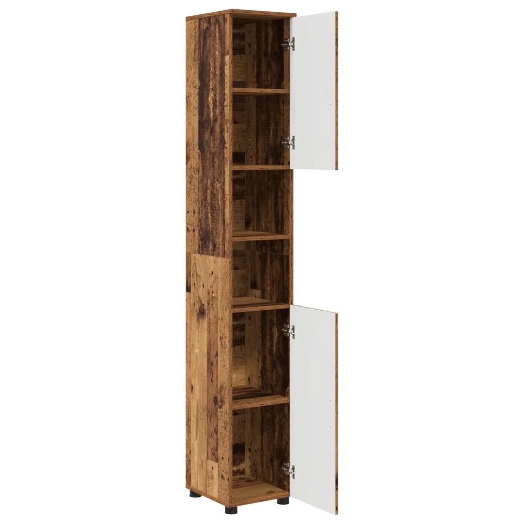 Mobile da Bagno con porta Legno vecchio 30 x 35 x 192 cm 883342