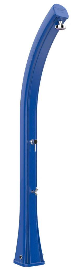 Doccia Solare da Giardino 35L Miscelatore e Lavapiedi Arkema Happy XL Blu