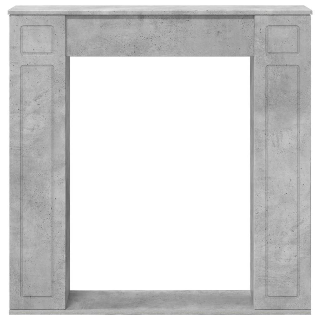 Cornice per camino Grigio Cemento 100 x 20 x 100 cm 8006618