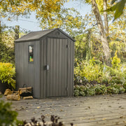 Keter Casetta da Giardino Darwin 46 Aspetto Legno Grigio 432439