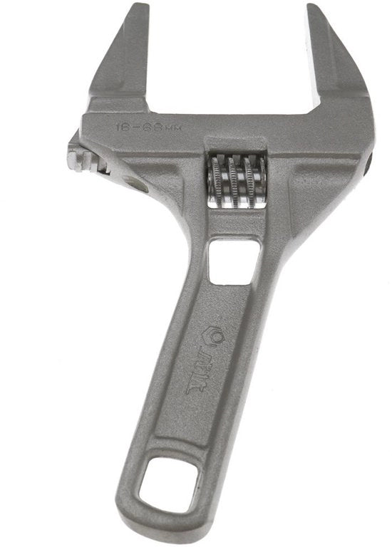 Chiave per tubi 200mm - Chiave per tubi adattabile - Otre per chiave per tubi - Chiave per tubi in alluminio leggero - Idonea per lavori di fognatura - Progetto shockresistente - Chiave per tubi adattabile