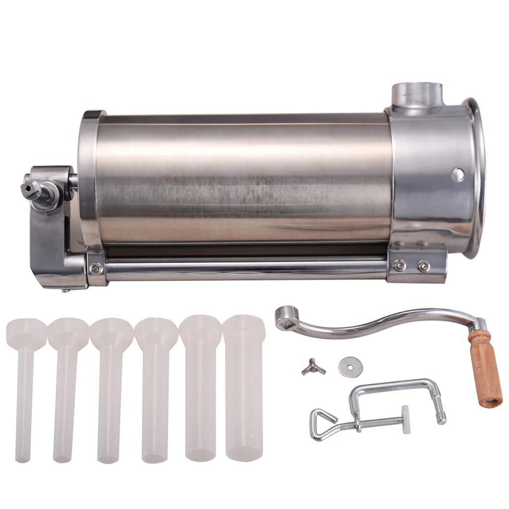 Macchina per insaccati da 6 litri (5 kg) per carne macinata confezione da 1 design moderno in acciaio inox 20_0020580