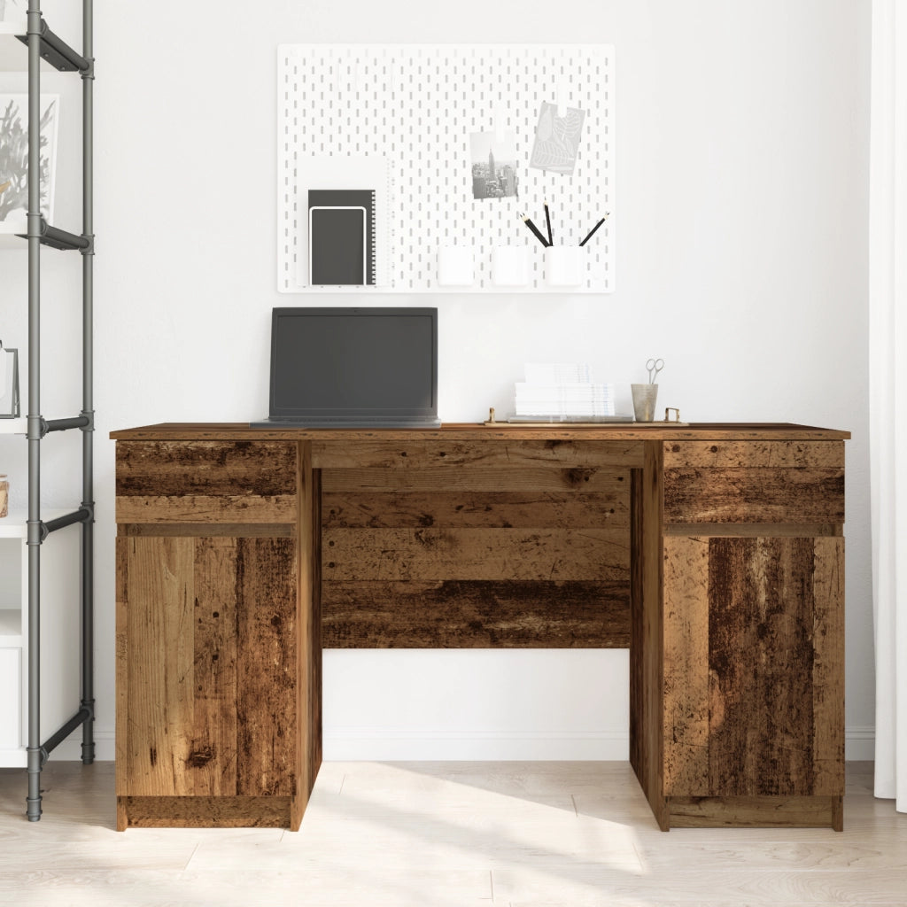 Scrivania in legno vecchio 140x49x76 cm in legno ingegnerizzato