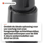 Rubber per sostituzione del bloccastergo - Codice 8733AR - Bloccastergo - Materiale: gomma - Resistente all'usura - Resistente alle abrasioni - Per 508 4 porte Sedan 2010-2018