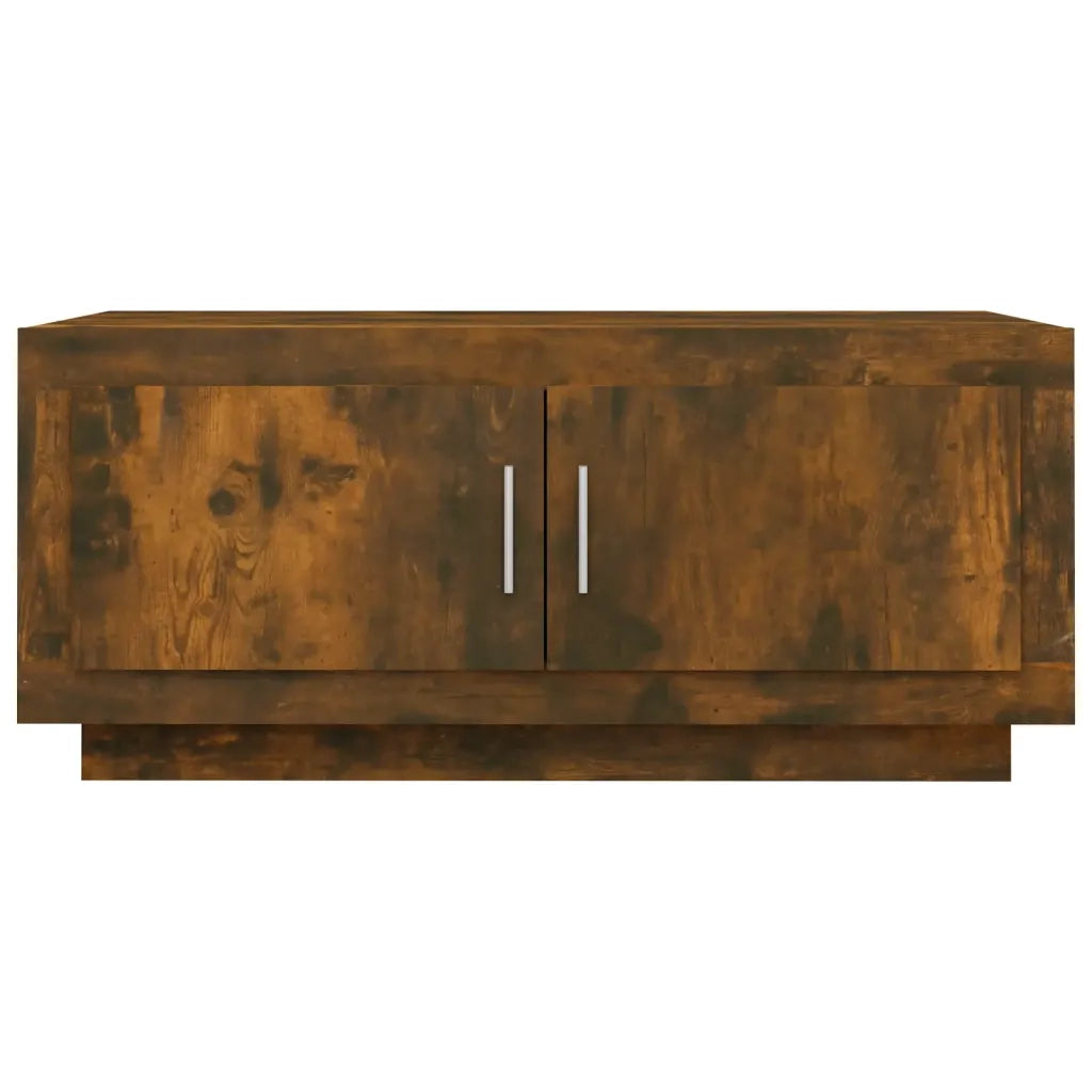 Tavolino da salotto | Tavolino da caff¨¨ | Tavolino da Soggiorno Rovere Fumo 102x50x45 cm Legno Multistrato